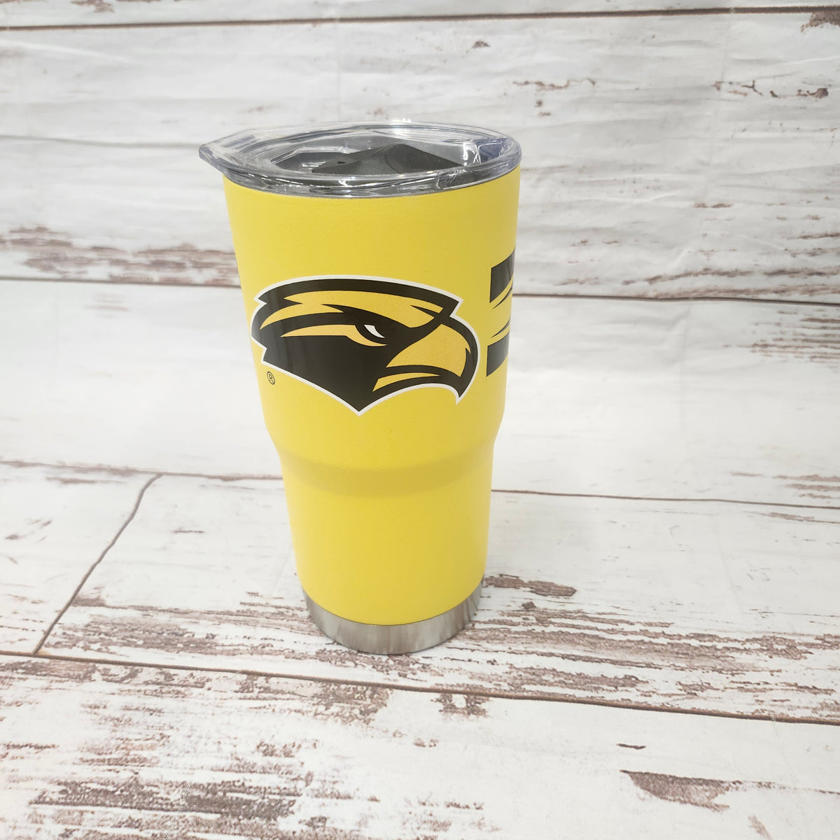 Tumbler with Lid 360 Stripes Eagle Head