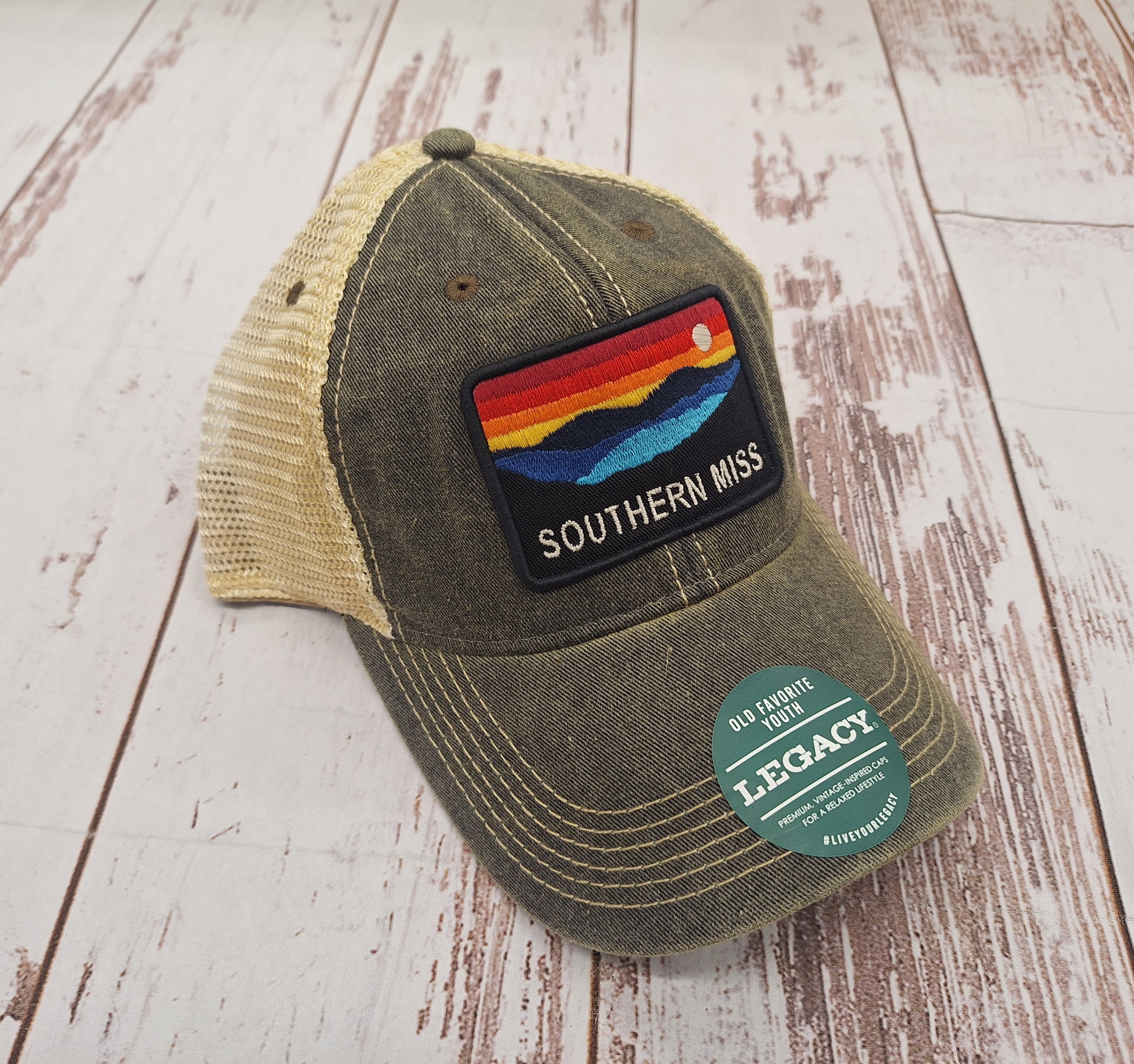 Youth Horizon Patch Trucker Cap with Southern Miss