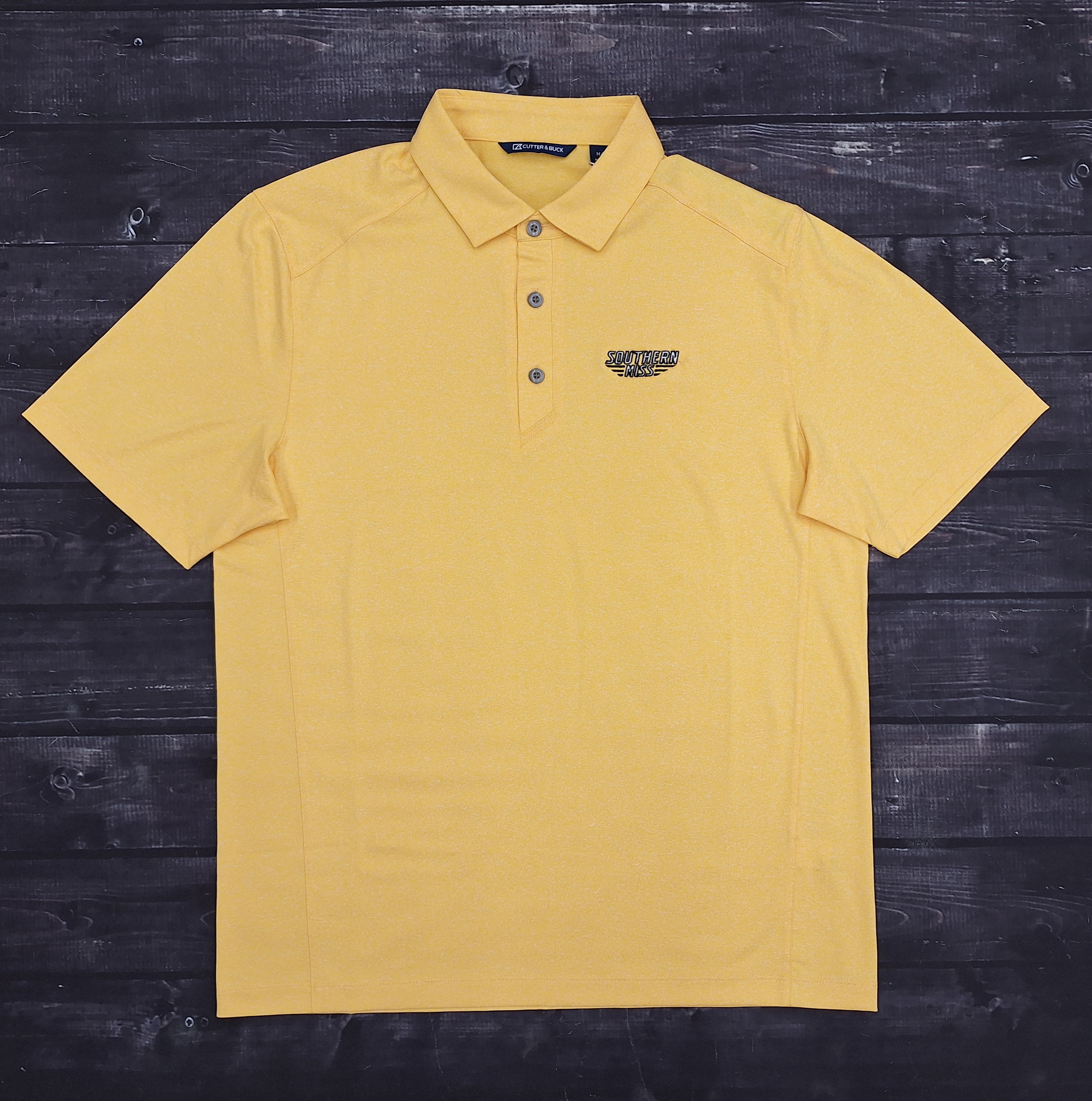 Cutter & Buck Men's Forge Eco Recycled Polo with Southern Miss Bars