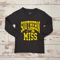 Youth Classic Long Sleeve T-Shirt with Southern Miss Eagle Head