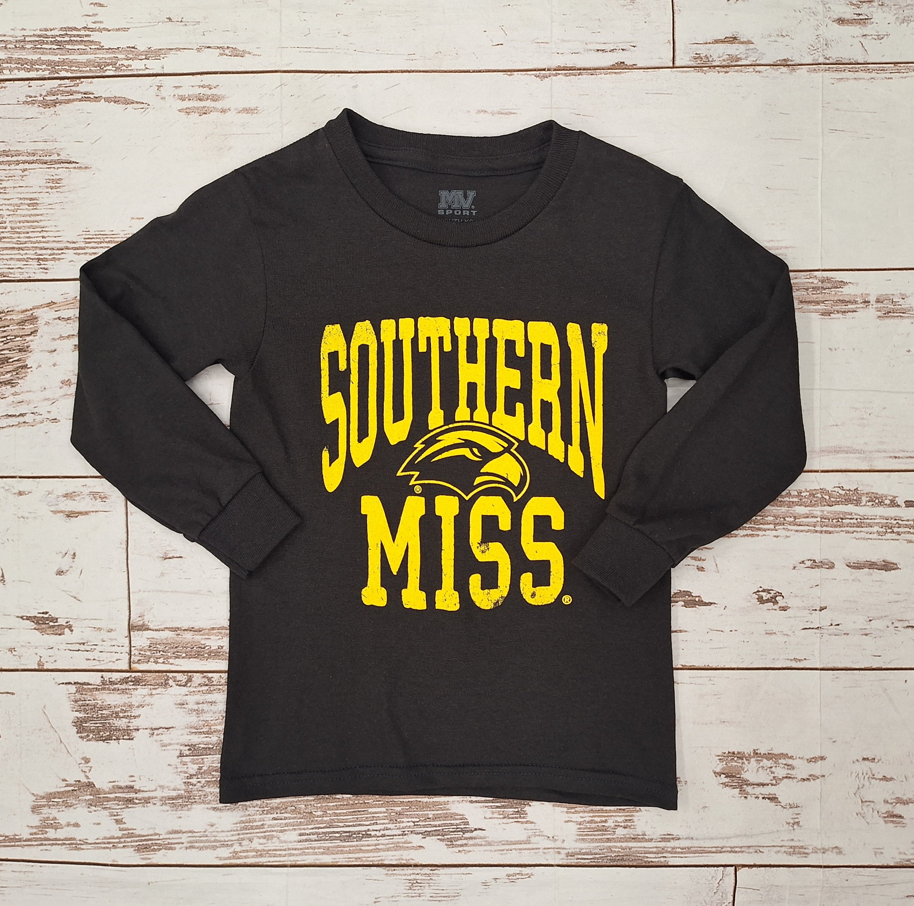 Youth Classic Long Sleeve T-Shirt with Southern Miss Eagle Head