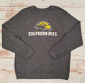 Sweatshirt Crewneck Rally Corduroy Full Front Eagle Head Southern Miss