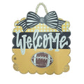 Gold and Black Football Scallop with Mini