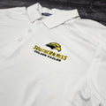 Cutter & Buck Men's Prospect Textured Stretch Polo with Wordmark