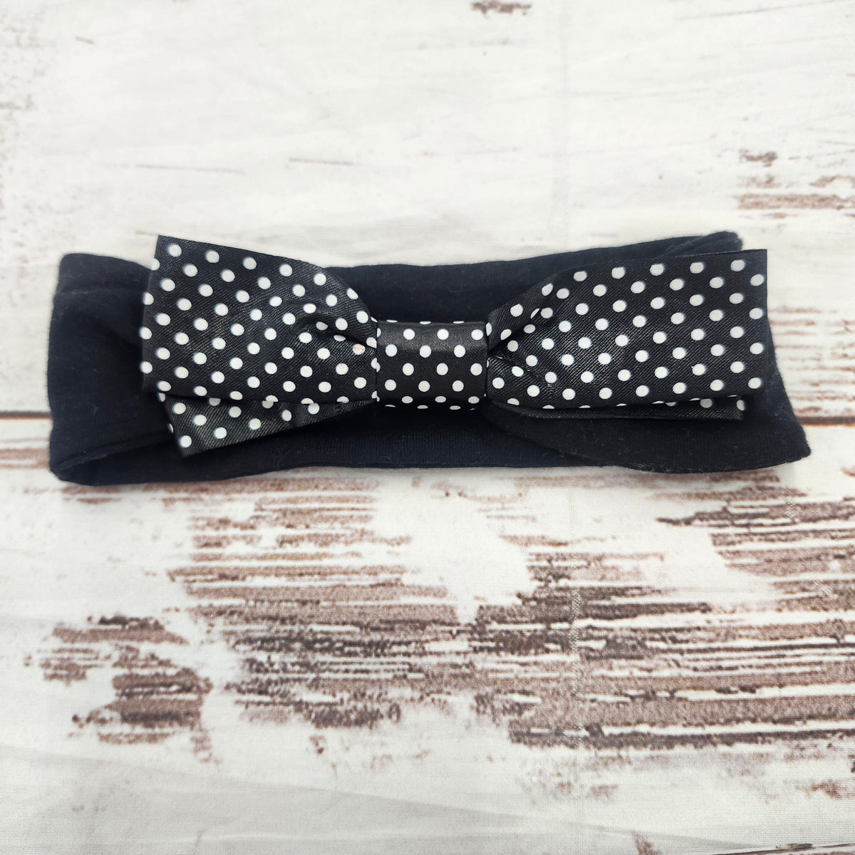 Atlanta Hosiery Co. Baby Polka Dot Headband with Bow