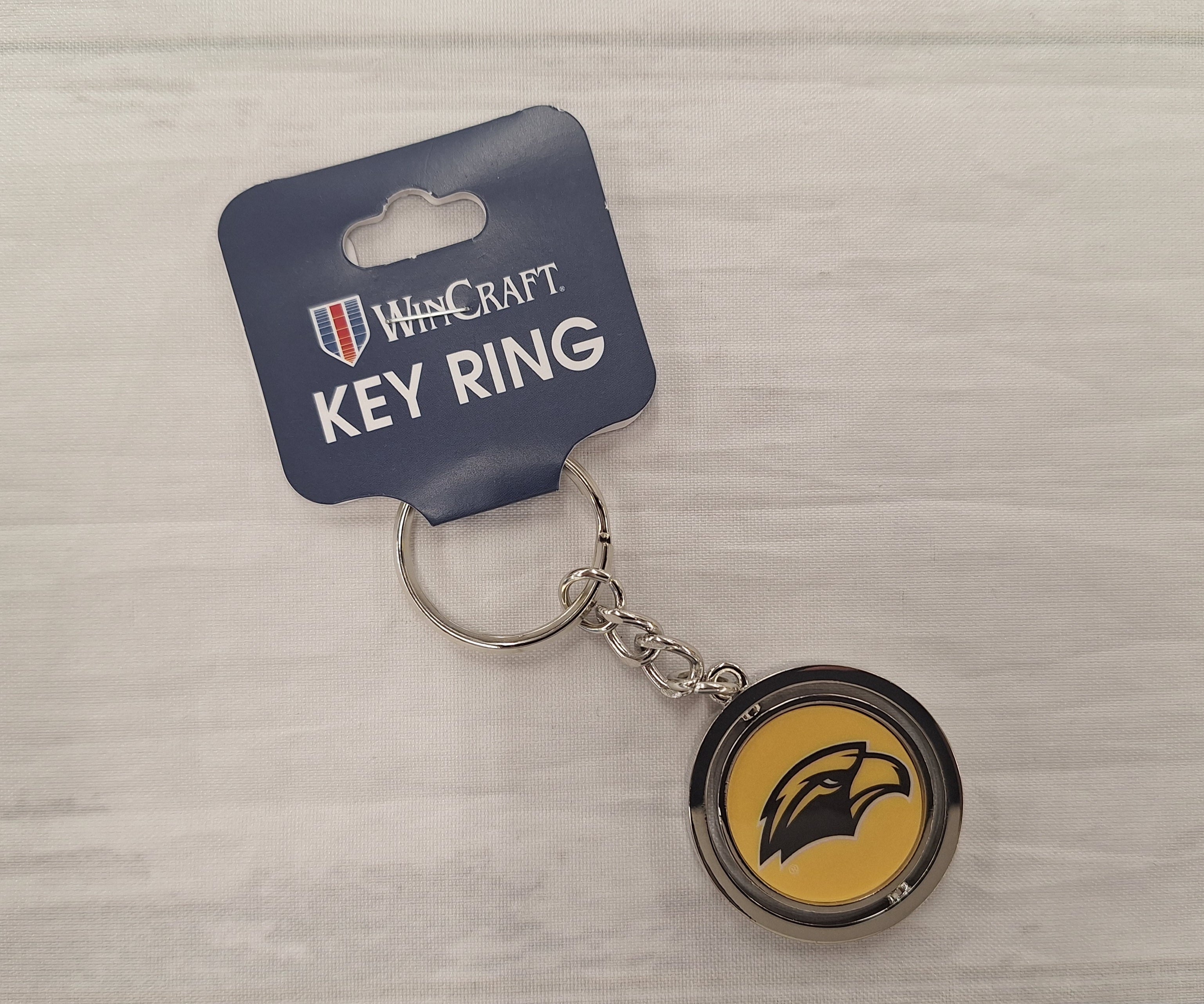 Auto Eagle Head Spin Key Ring