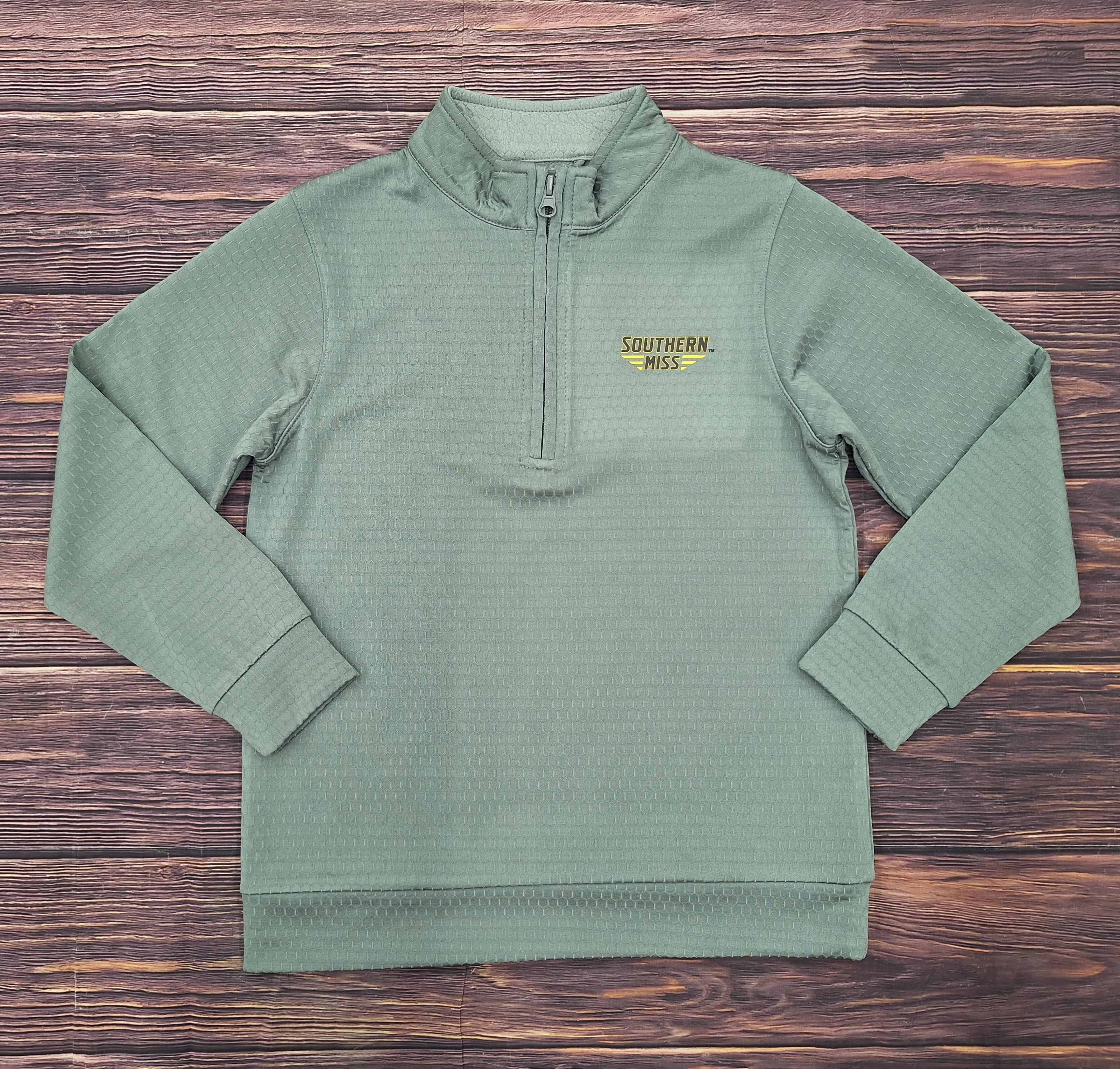 Youth Sterling Honeycomb Layer Pullover with Southern Miss Bars