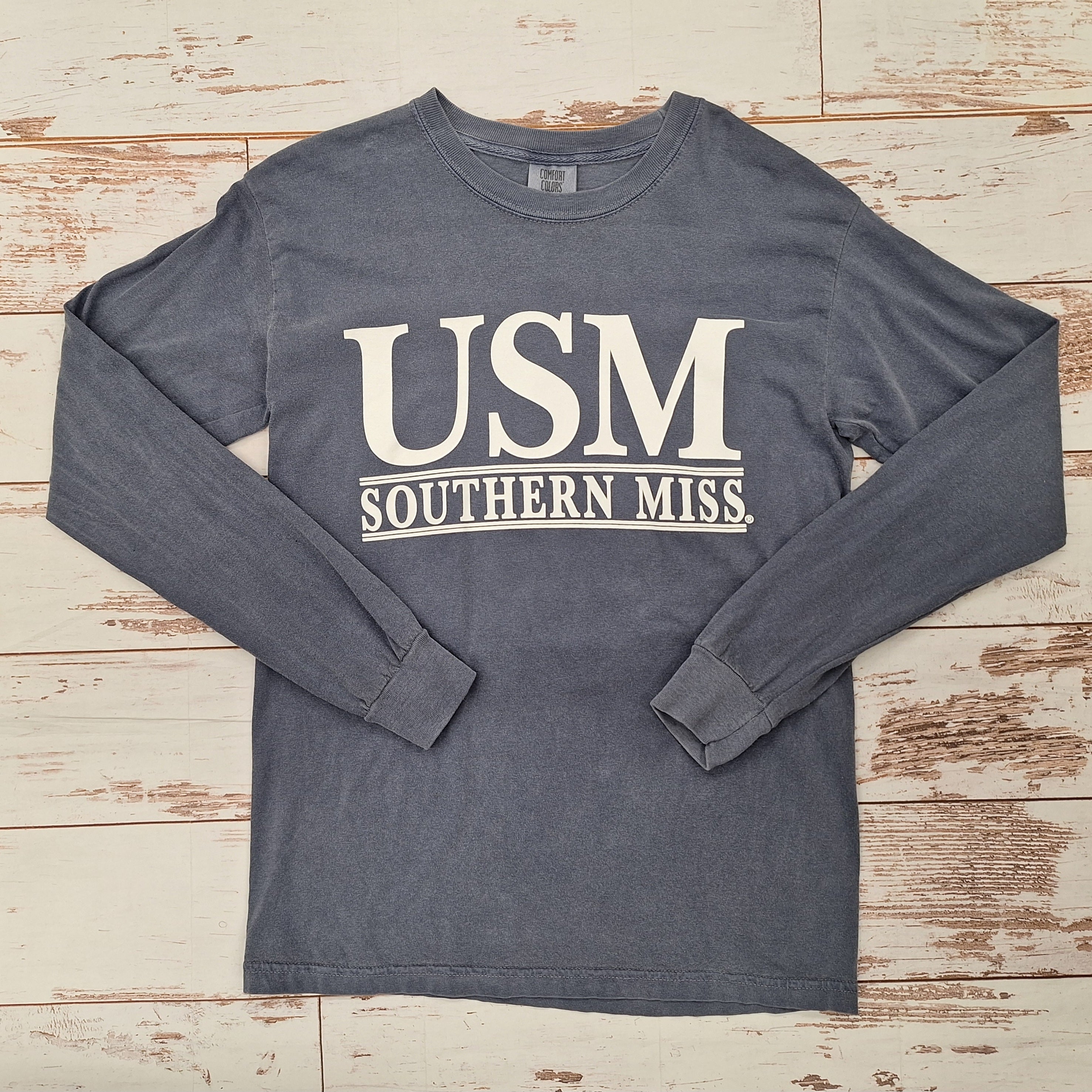 T-Shirt Long SleeveUSM over Double Bars Miss Denim