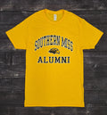 Essential Southern Miss Short Sleeve T-Shirt with Eagle Head Alumni