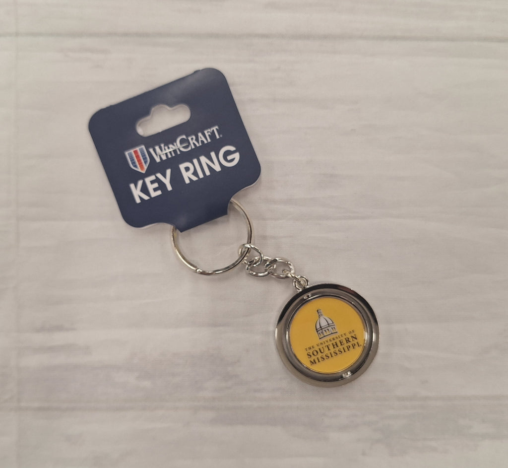 Auto University Logo Spin Key Ring