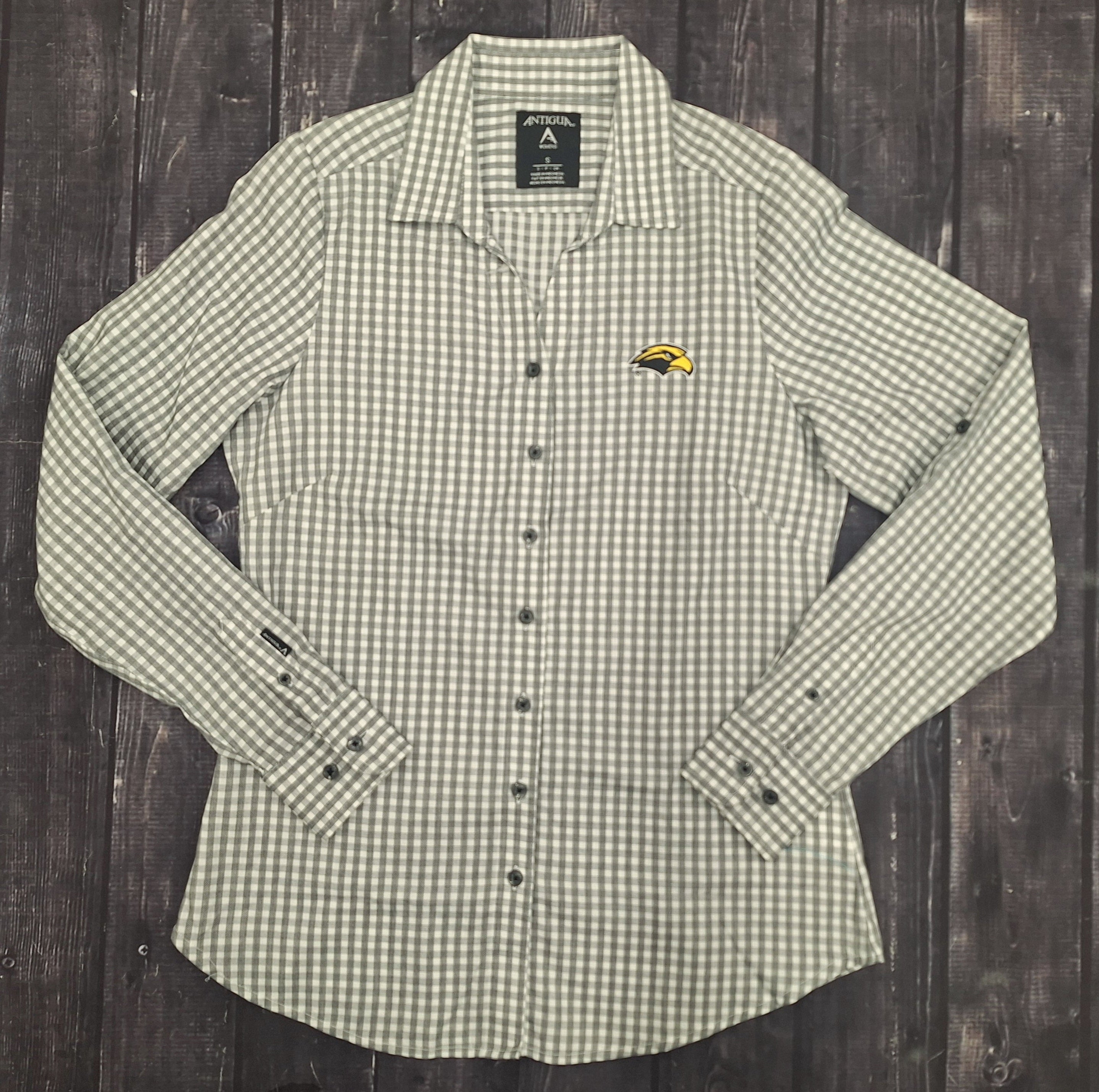 Antigua Women's Structure Long Sleeve Button Down Shirt