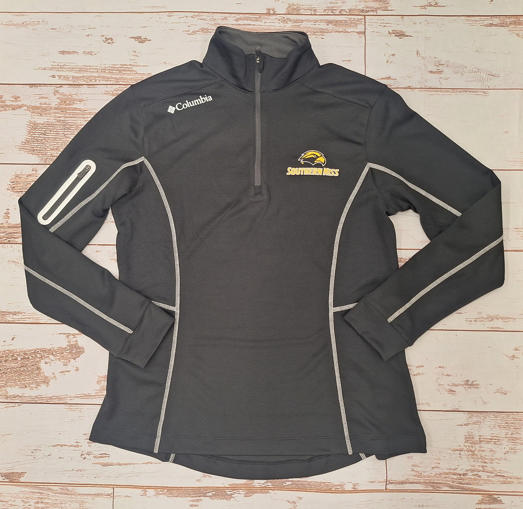 Women's Shotgun Omni-Wick Quarter Zip Jacket with Eagle Head