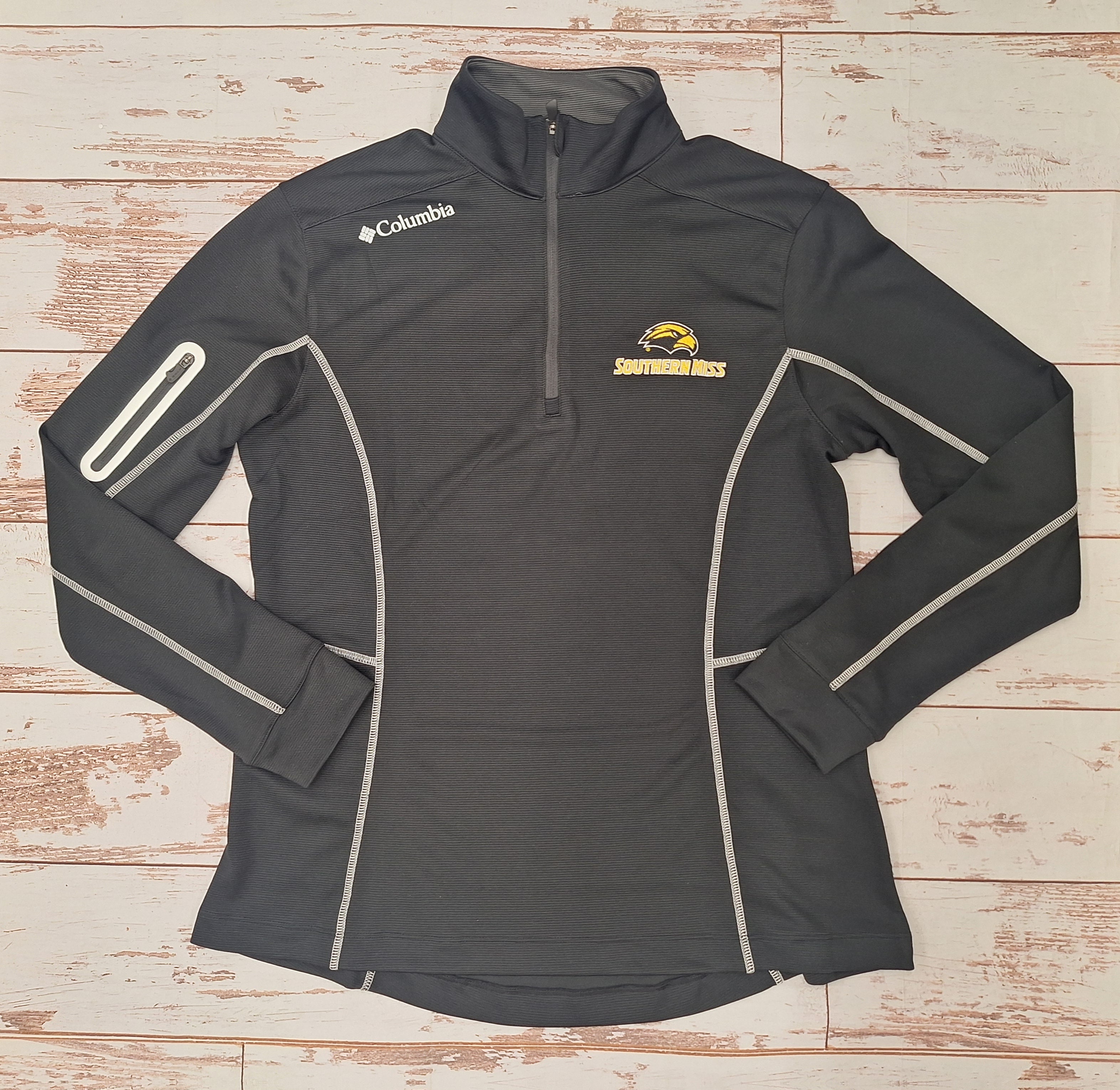 Women's Shotgun Omni-Wick Quarter Zip Jacket with Eagle Head