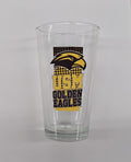 Home Glass Eagle Head University Of Southern Mississippi Golden Eagles