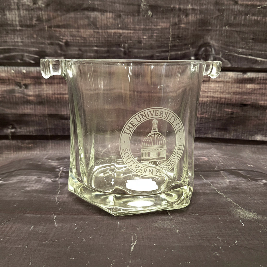 Capitol Glass Ice Bucket with USM Seal