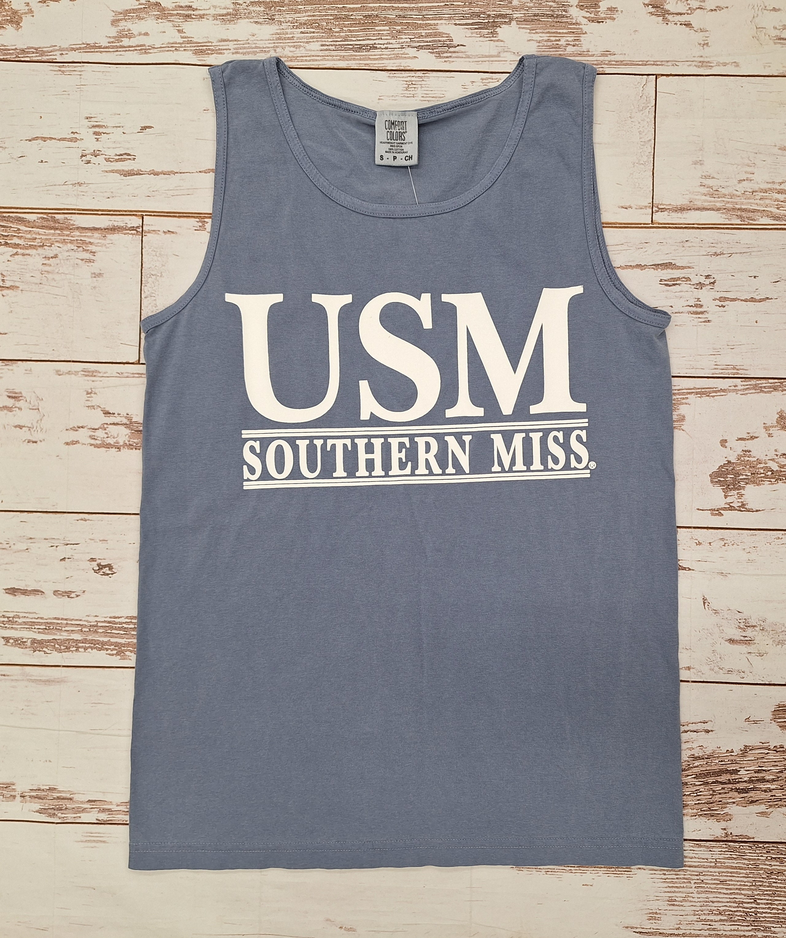 Tnktp Full Front University Of Southern Mississippi Bar Southern Miss Blue Jean