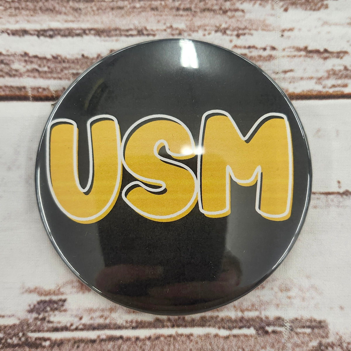 USM in Bubble Font Button