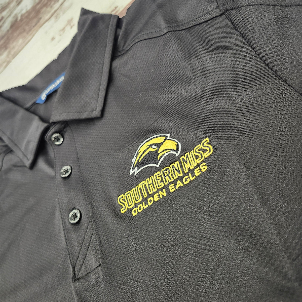 Cutter & Buck Men's Prospect Textured Stretch Polo with Wordmark