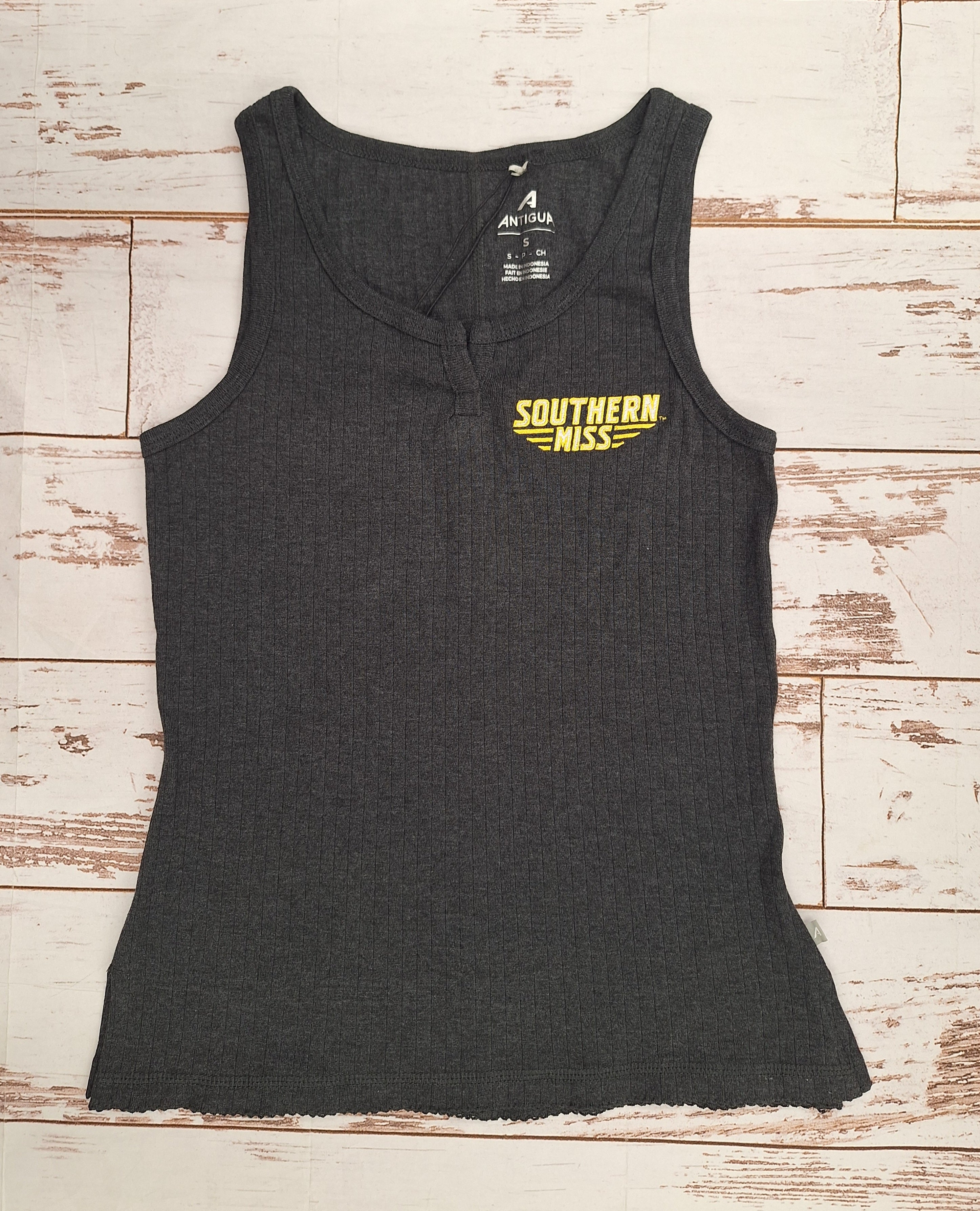 Women's Muse Tank Top with Southern Miss Bars