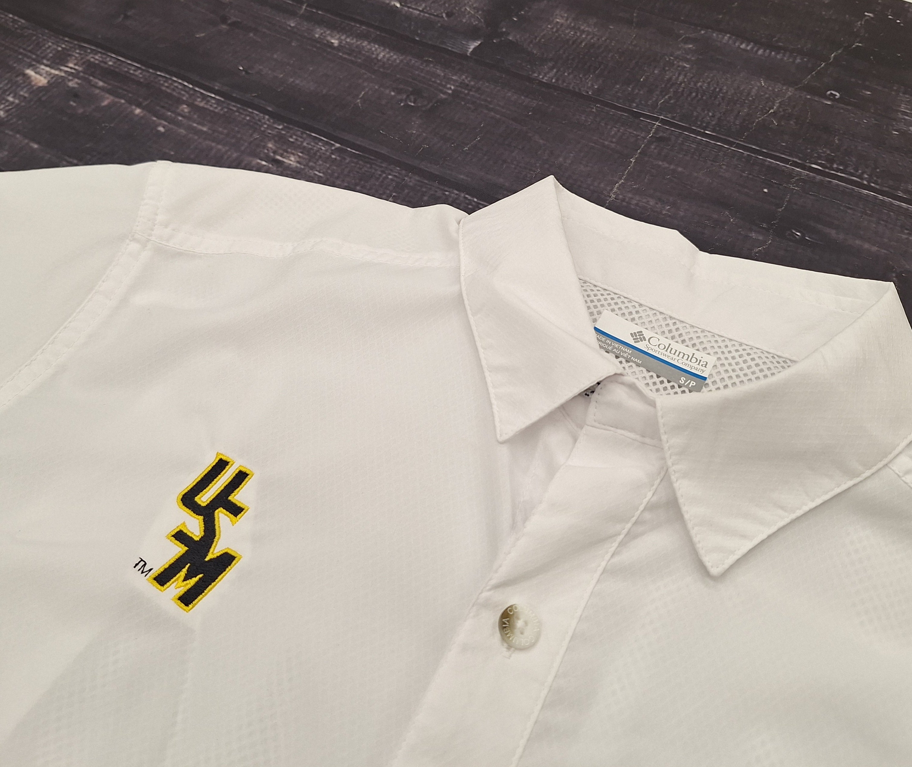 Columbia Shirt Men's Camp Slack Tide Stacked USM
