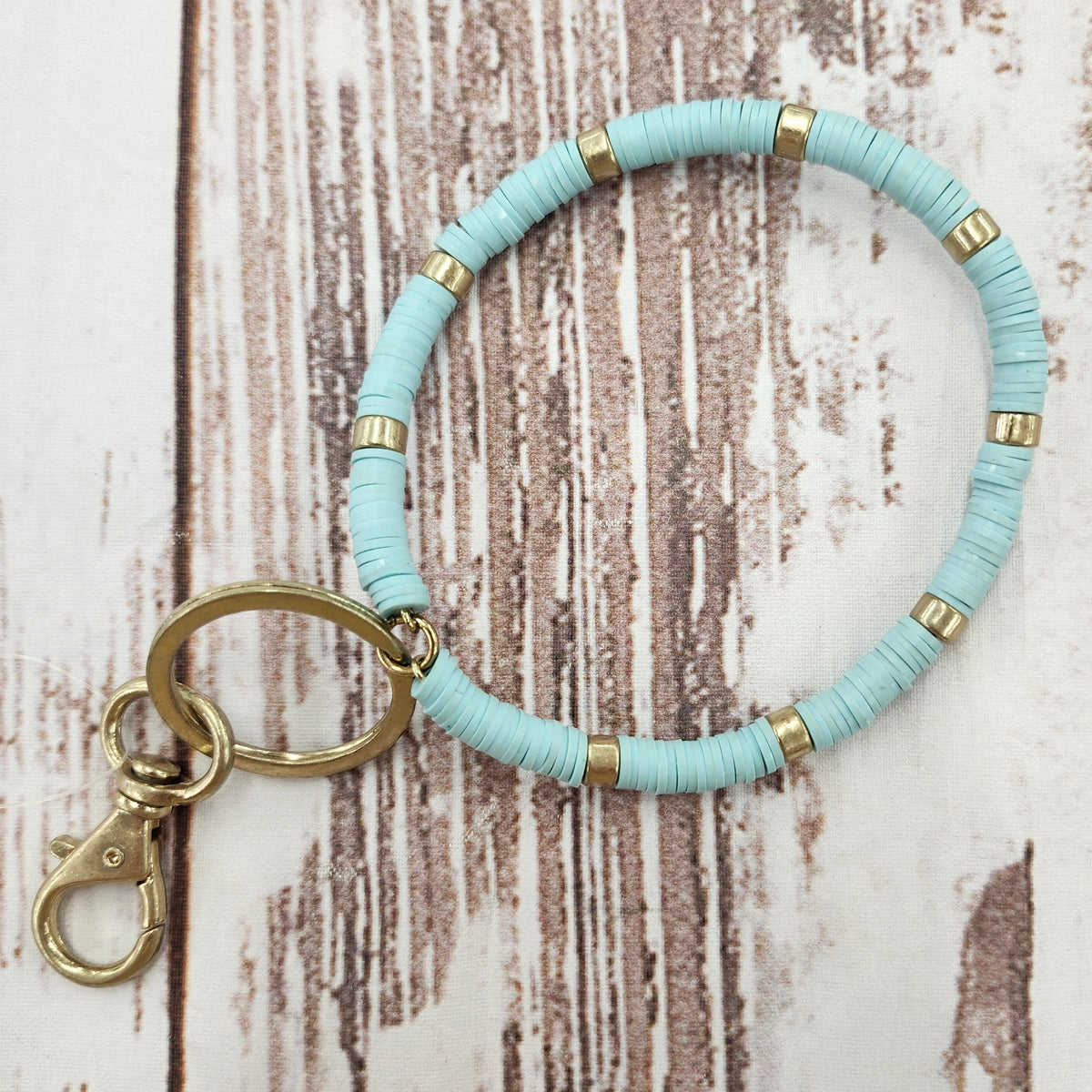 Beaded Jewel Key Ring