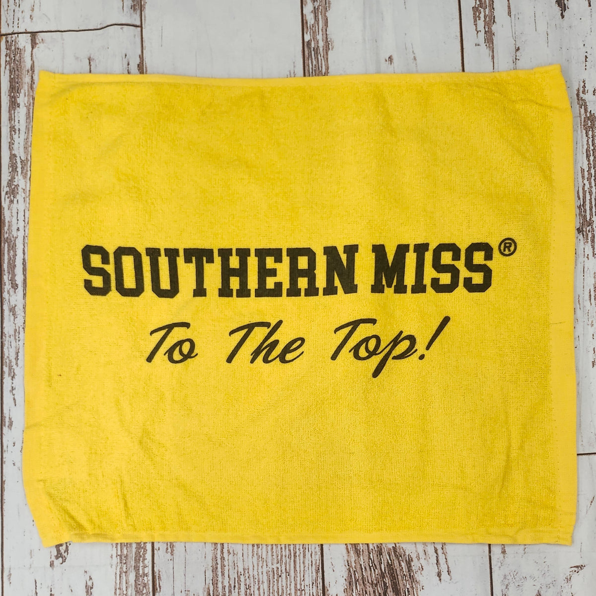 Rally Spirit Towel with Southern Miss To The Top!