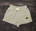 Ladies Seersucker Striped Short with Eagle Head