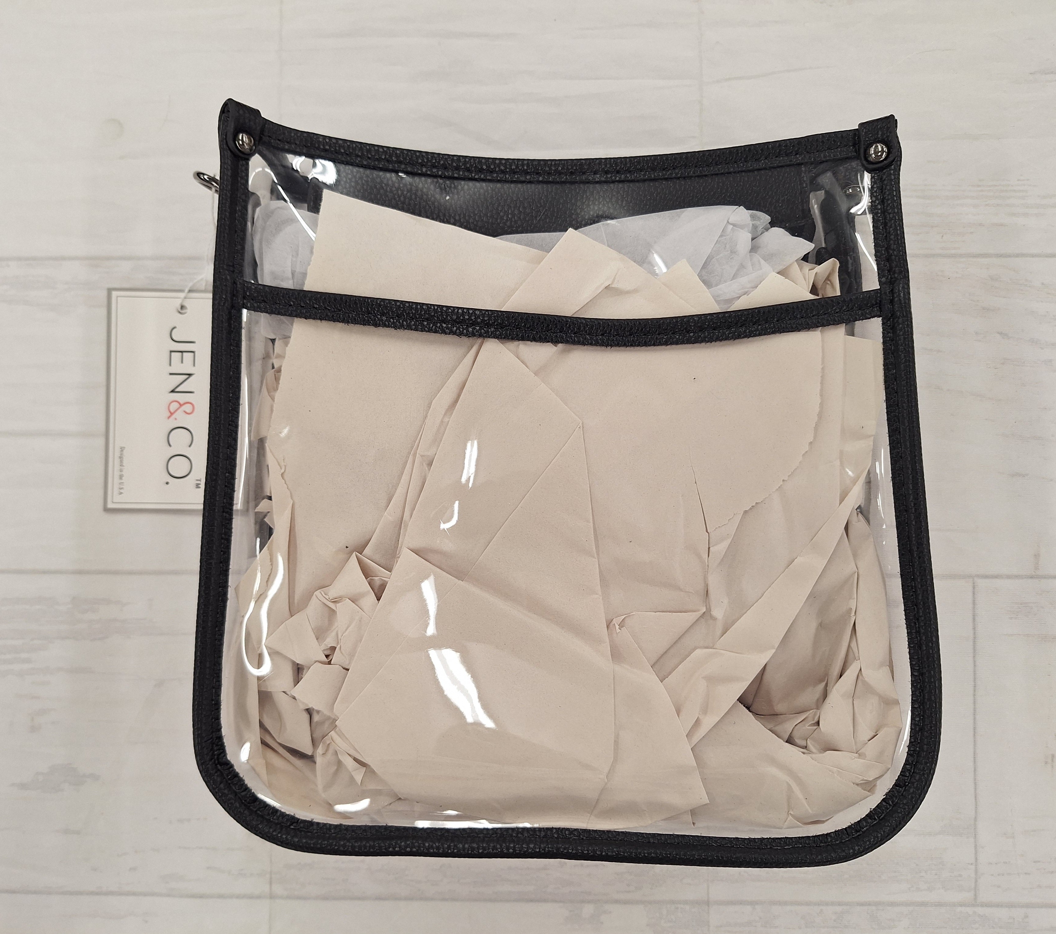 Tlgt Crossbody Posie Clear Black Accents