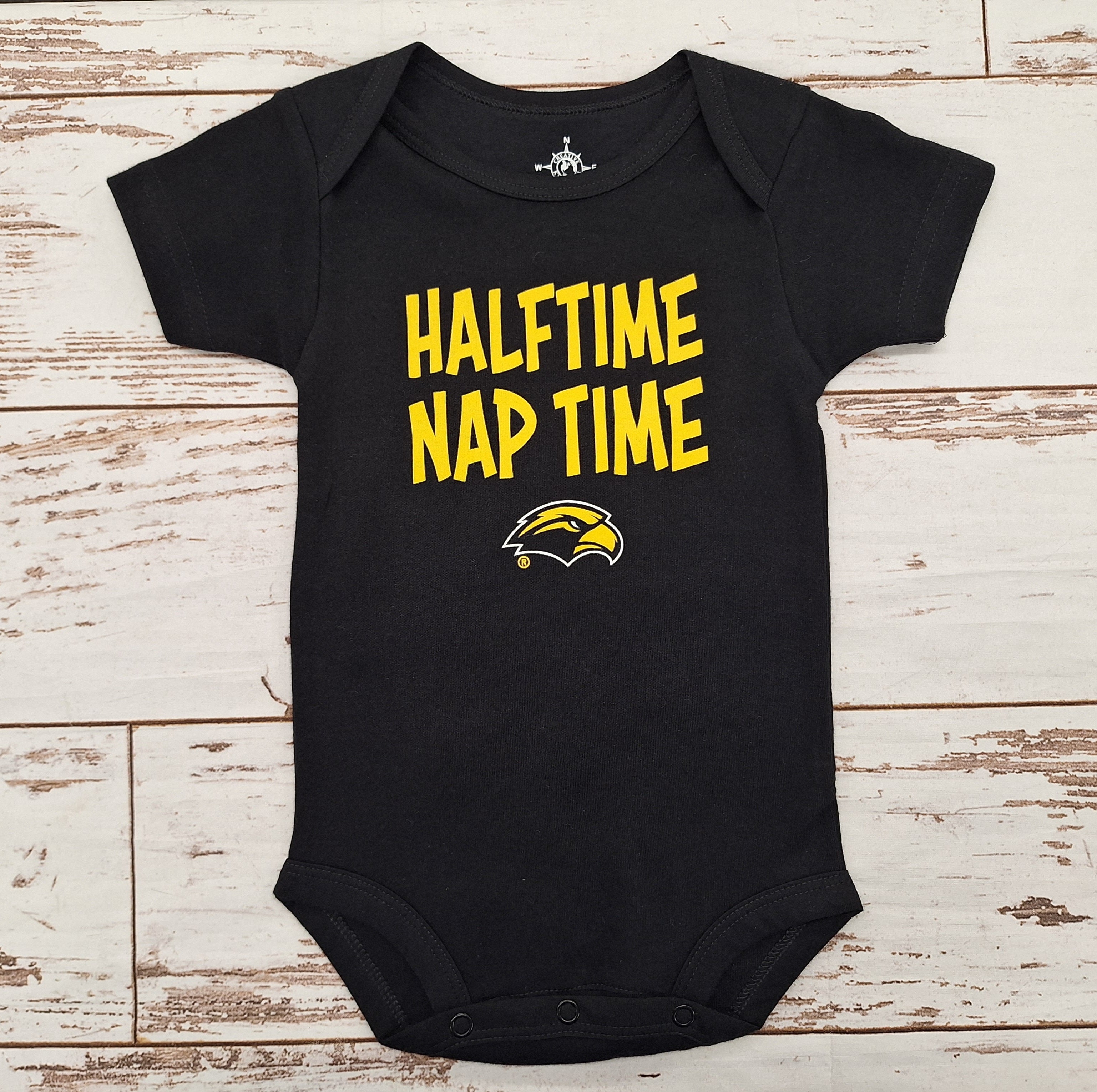 Creative Knitwear Baby Bodysuit Halftime Naptime Eagle Head