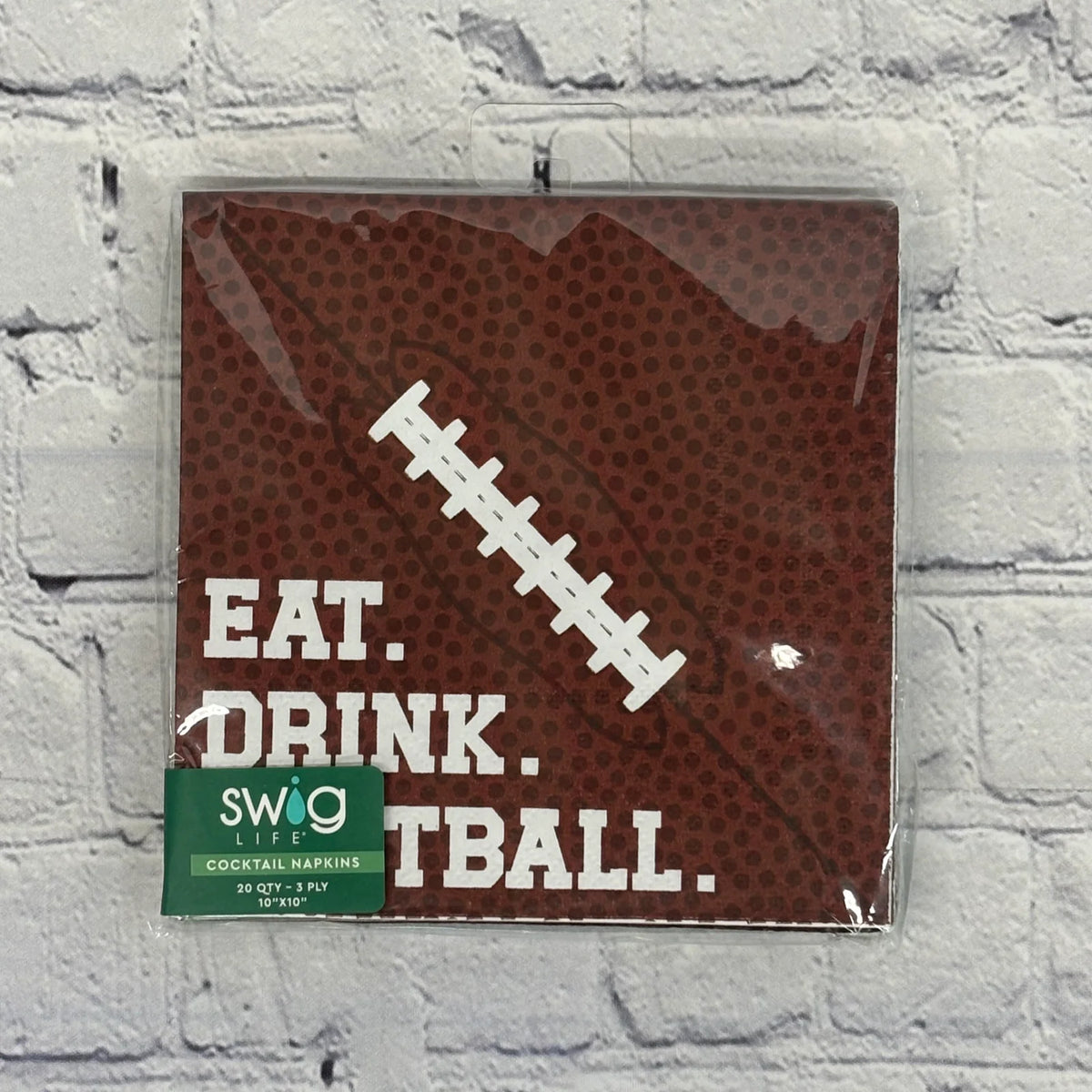 Eat. Drink. Football. Tailgate Cocktail Napkins - 20PK